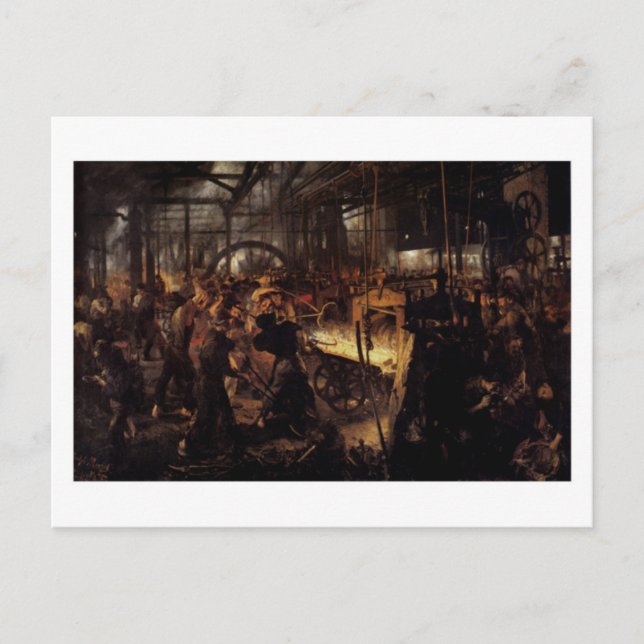 Die Gießerei-Postkarte Postkarte (Vorderseite)