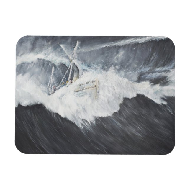 Die gigantische Welle Magnet (Horizontal)