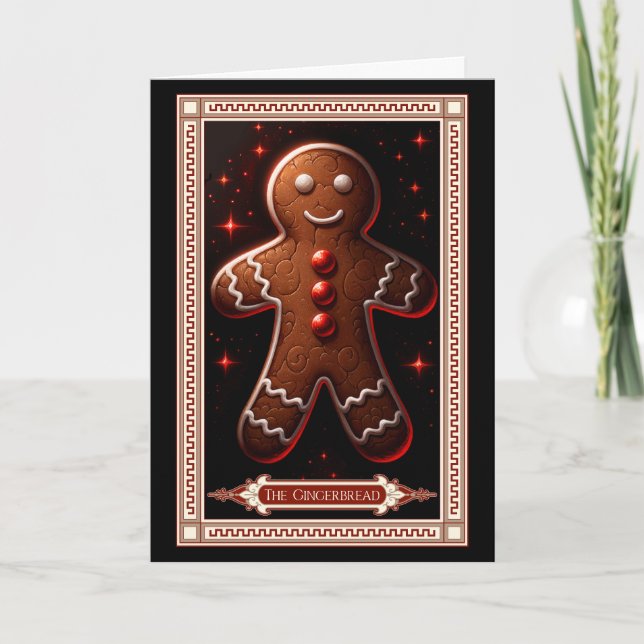 Die Gingerbread Man Tarot Card Karte (Vorderseite)