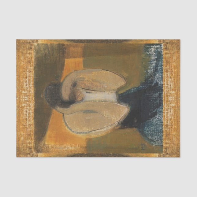 Die Gipsie, Helene Schjerfbeck, Decoupage Seidenpapier (Vorderseite)