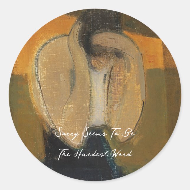 Die Gipsy-Frau Helene Schjerfbeck Runder Aufkleber (Vorderseite)