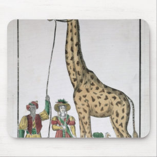 Die Giraffe dargestellt König vom Pasha von Mousepad