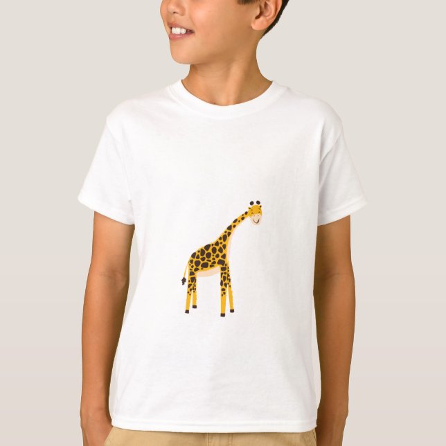 Die Giraffe lustiges T-Shirt (Vorderseite)