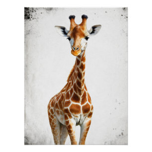 Die Giraffe Poster
