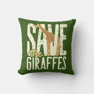 Die Giraffen Giraffe Lover gerettet Kissen