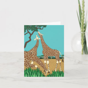 Die Giraffenkarte Karte