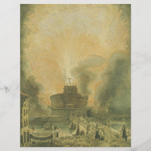 Die Girandola auf der Castel Sant'Angelo Flyer