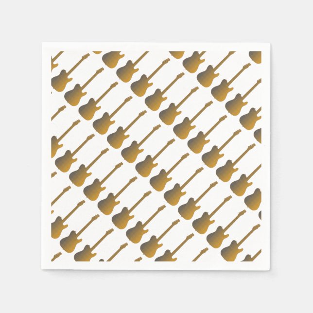 Die Gitarre Serviette (Vorderseite)