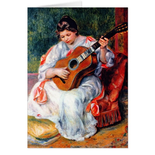 Die Gitarrist von Pierre Renoir (Vorne)