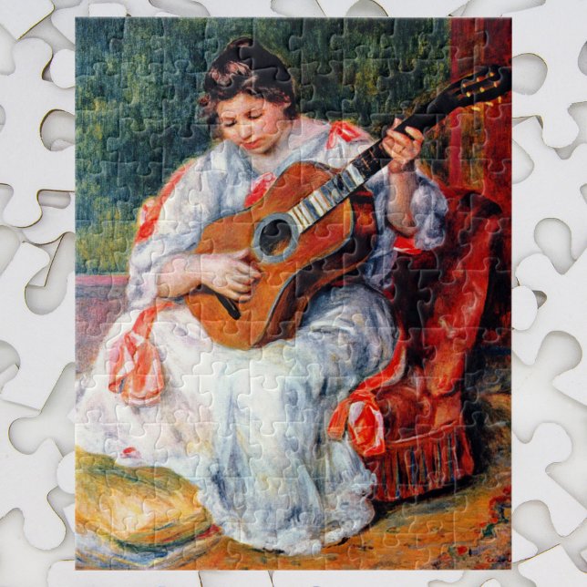 Die Gitarrist von Pierre Renoir Puzzle (Von Creator hochgeladen)