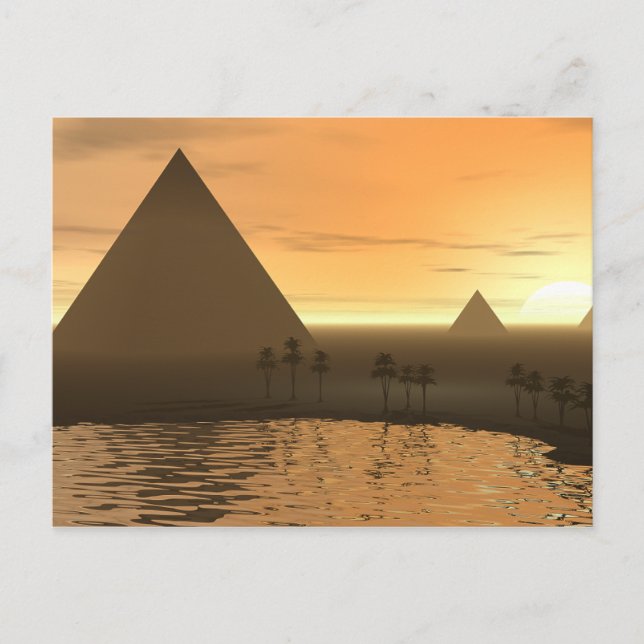 Die Giza Necropolis Postkarte (Vorderseite)