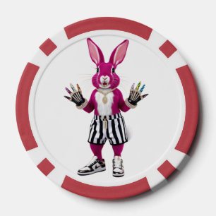 "Die Glam-Kaninchenrevolution" Pokerchips
