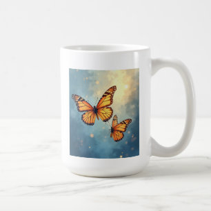Die glänzenden Schmetterlingsfliege-Tasse Kaffeetasse