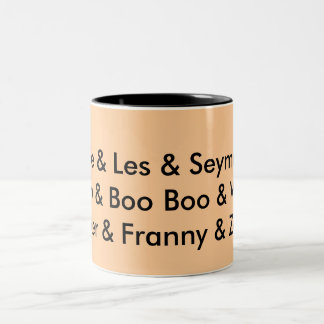 Die Glasfamilie Zweifarbige Tasse