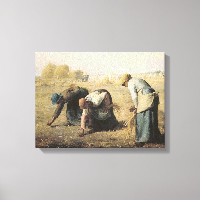Die Gleaners, 1857 Leinwanddruck (Vorderseite)