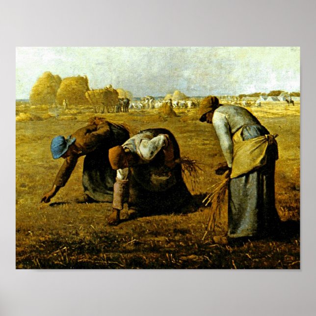 Die Gleaners von Jean-Francois Millet Poster (Vorne)