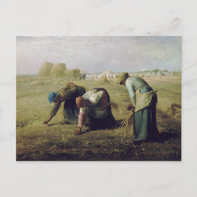 Die Gleaners von Jean-François Millet Postkarte (Vorderseite)