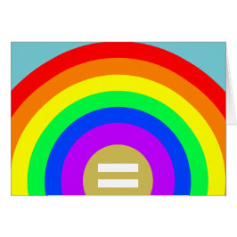 DIE GLEICHHEIT IST DER GOLD UNTER DEM RAINBOW