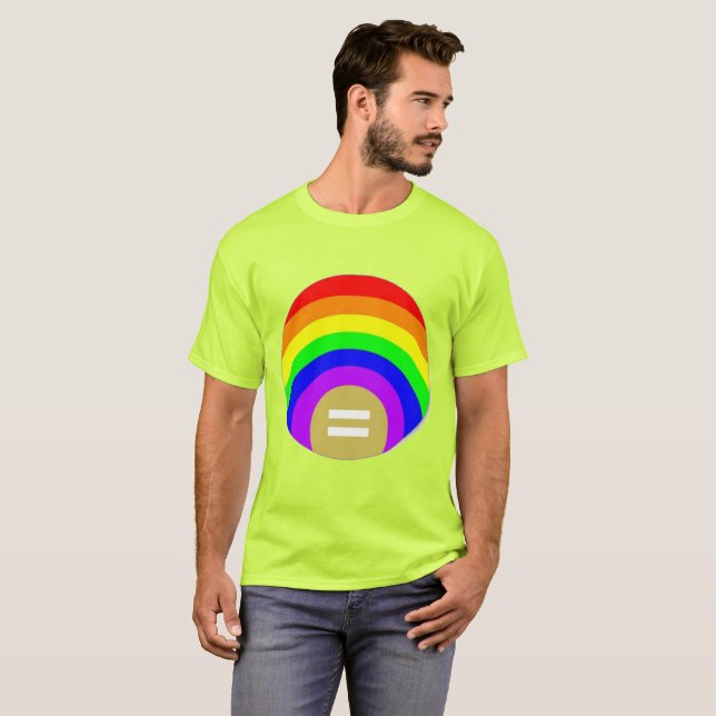 DIE GLEICHHEIT IST DER GOLD UNTER DEM RAINBOW-T -  T-Shirt (Vorne ganz)