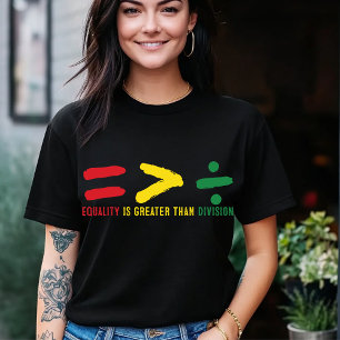 Die Gleichheit ist größer als das Tri-Blend-Shirt  Tri-Blend Shirt