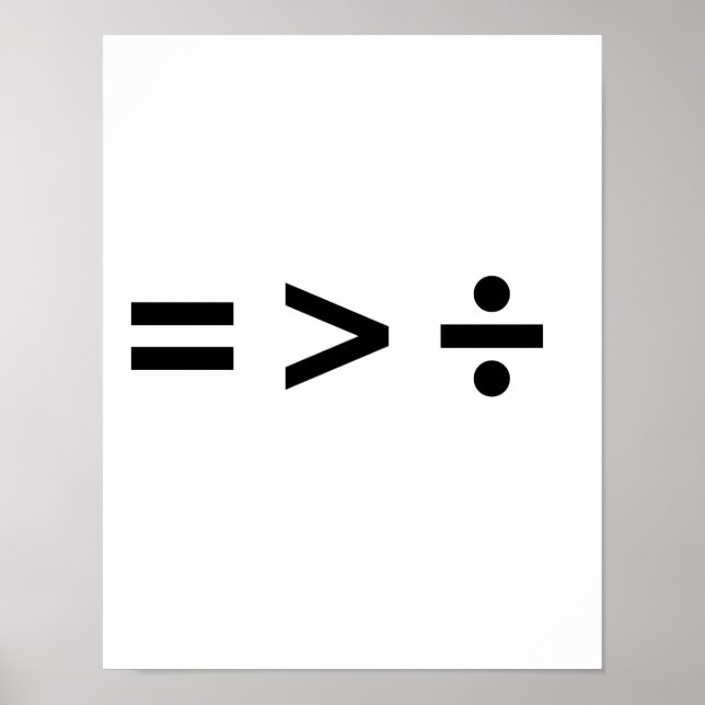 DIE GLEICHHEIT IST GRÖSSER ALS DI POSTER (Vorne)