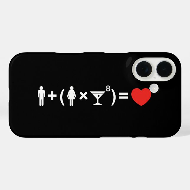 Die Gleichung der Liebe für Frauen Case-Mate iPhone Hülle (Rückseite (Horizontal))