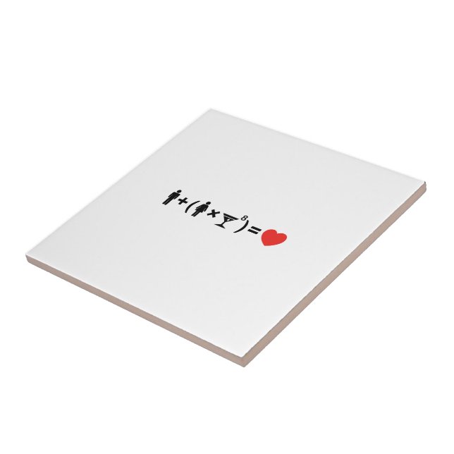 Die Gleichung der Liebe für Frauen Fliese (Seite)