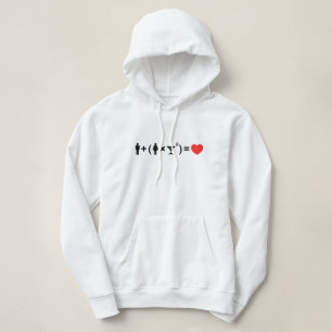 Die Gleichung der Liebe für Frauen Hoodie