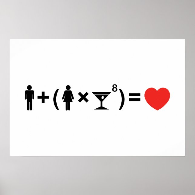 Die Gleichung der Liebe für Frauen Poster (Vorne)