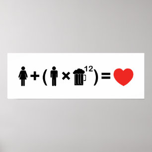 Die Gleichung der Liebe für Männer Poster