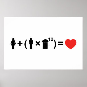 Die Gleichung der Liebe für Männer Poster