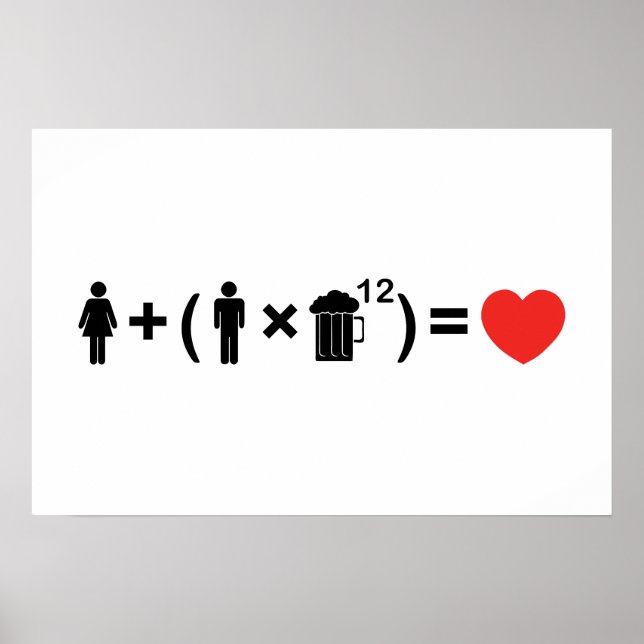 Die Gleichung der Liebe für Männer Poster (Vorne)