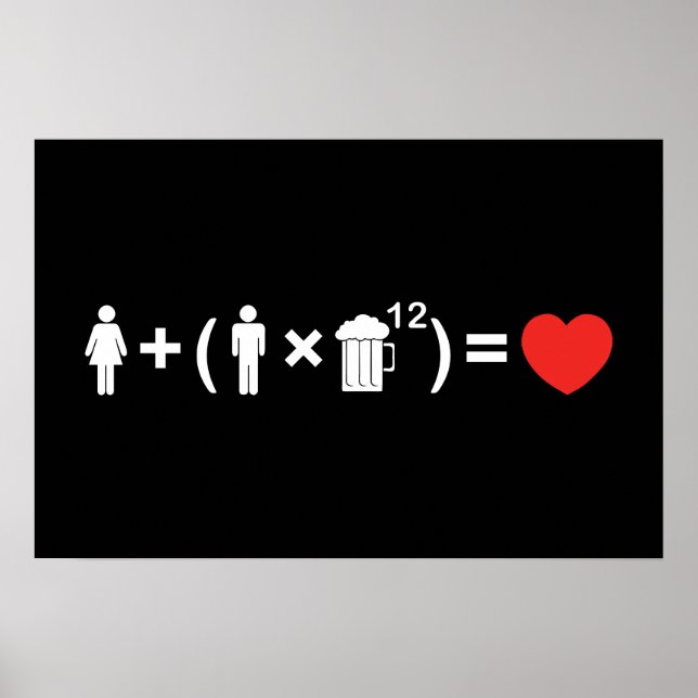 Die Gleichung der Liebe für Männer Poster (Vorne)