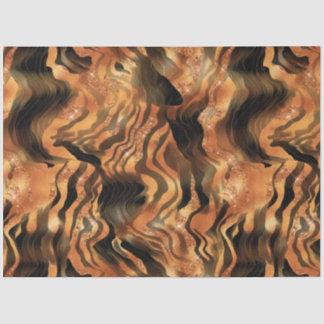 Die Glitter Tiger Serie Design #7 Seidenpapier