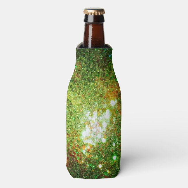 Die Glitz Glitzer isolierte Flasche Cooler! Flaschenkühler (Flaschenvorderseite)