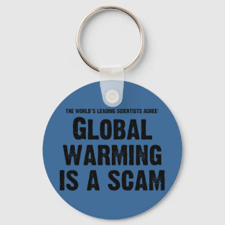 Die globale Erwärmung ist ein Betrug Schlüsselanhänger