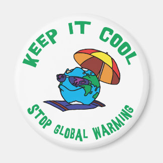 Die globale Erwärmung stoppen Magnet