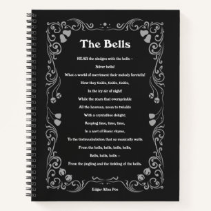 Die Glocken von Edgar Allan Poe Notizbuch