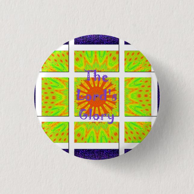 Die glorreiche Geometrie des Herrn: spielerisch un Button (Vorderseite)