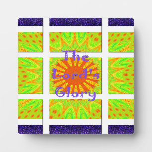 Die glorreiche Geometrie des Herrn: spielerisch un Fotoplatte