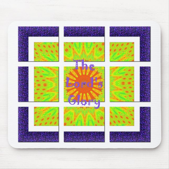 Die glorreiche Geometrie des Herrn: spielerisch un Mousepad (Vorne)