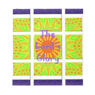 Die glorreiche Geometrie des Herrn: spielerisch un Notizblock