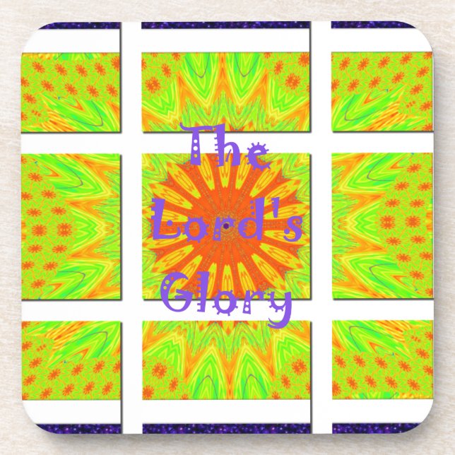 Die glorreiche Geometrie des Herrn: spielerisch un Untersetzer (Vorderseite)