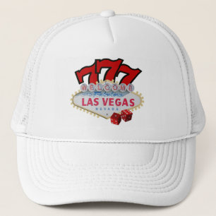 Die glückliche Kappe Las Vegas-Spielers