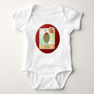 Die glückliche Olive Baby Strampler