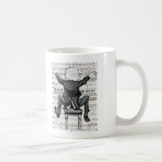 Die glückliche Pianist-Tasse Tasse