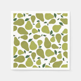 Die glücklichen Birnen Paare Serviette