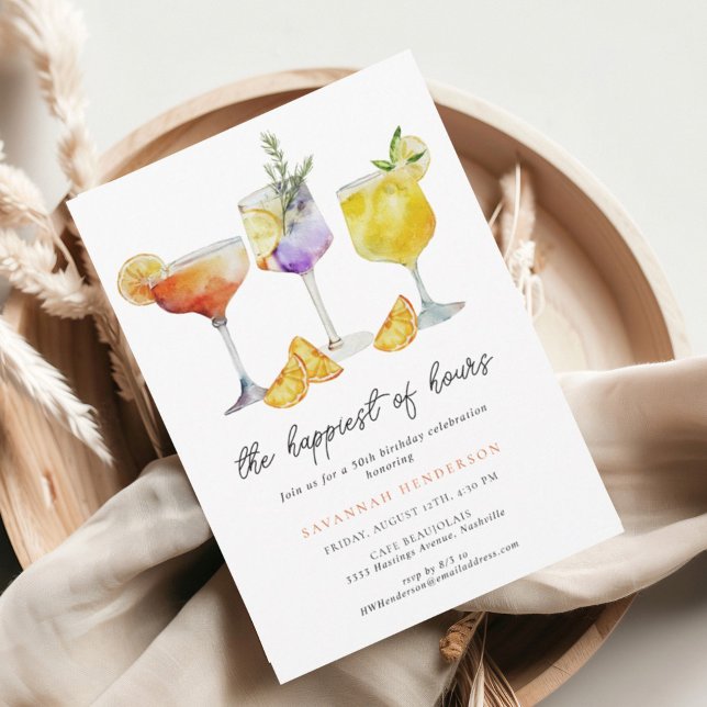 Die glücklichste 50. Geburtstagsparty Einladung (Von Creator hochgeladen)