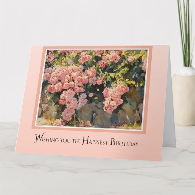 Die glücklichste Geburtstagskarte - Geburtstagskar Karte (Vorderseite)