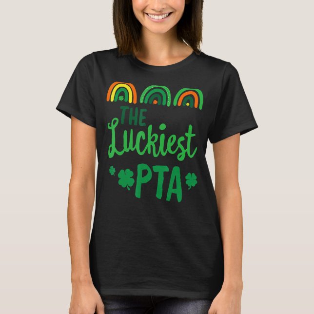 Die glücklichste Pta St Patrick's Day Physical The T-Shirt (Vorderseite)